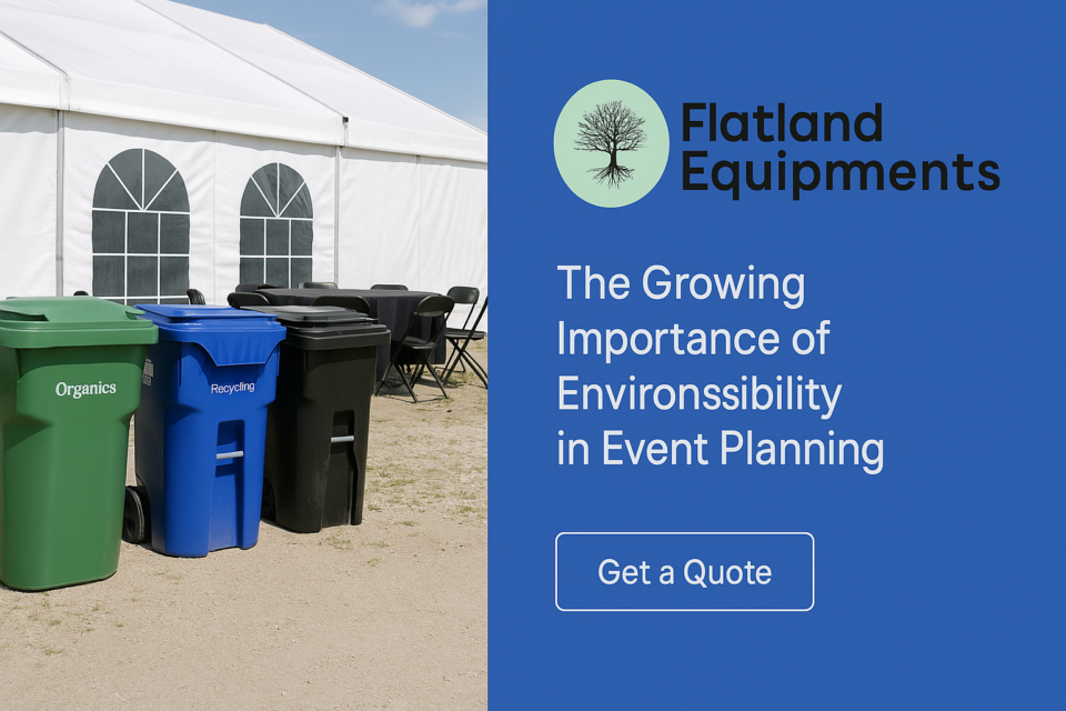 The Event Environment Problem Environmental Responsibility in Event Planning | Winnipeg